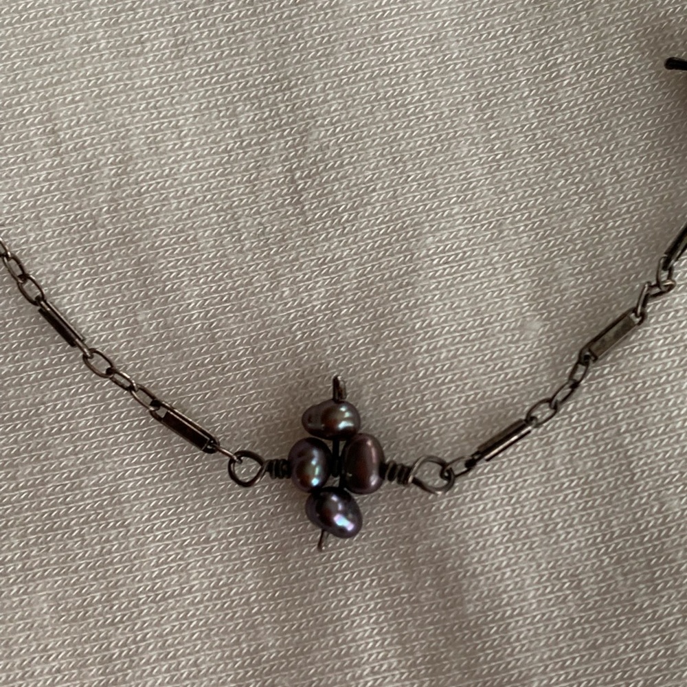 💕Sterling Silver and Pearl Lenni Navarro Necklace - Picture 4 of 7